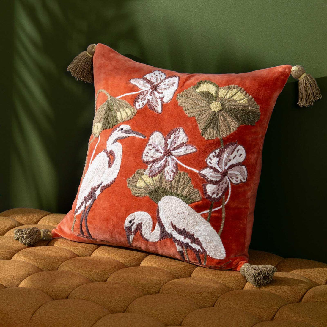 Kushiro 100% Cotton Velvet Cushion Cover 50cm x 50cm