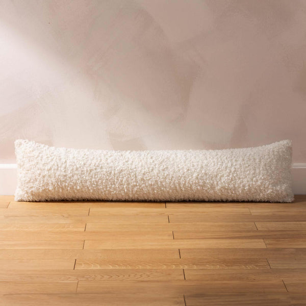 Cabu Textured Boucle Draught Excluder Ecru