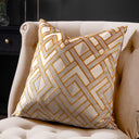 Henley Velvet Jacquard Cushion Cover 20" x 20" by Paoletti