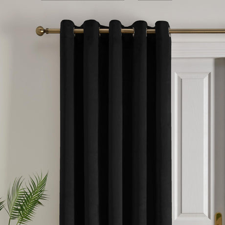 Montrose Blackout Door Curtain 66" x 84" by Laurence Llewelyn-Bowen