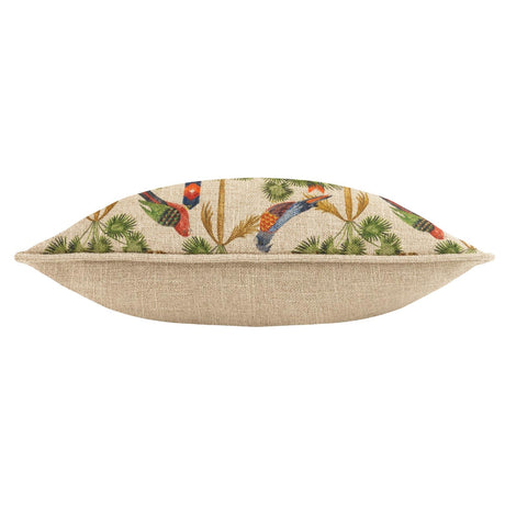 Akamba Tropical Birds and Palm Trees Cushion Covers by Wylder Tropics