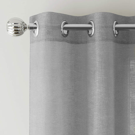 Crete Eyelet Voile Curtain Panel by Enhanced Living