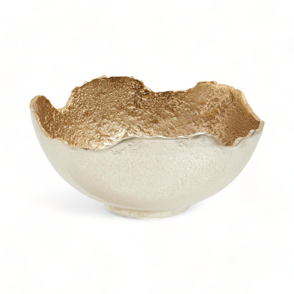 Killin Asymmetric Metallic Decorative Bowl (Small)