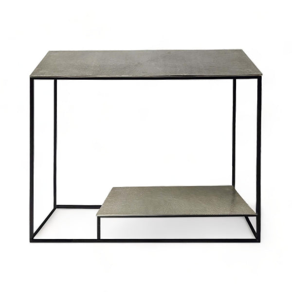 Kali Nickel Top Console Table