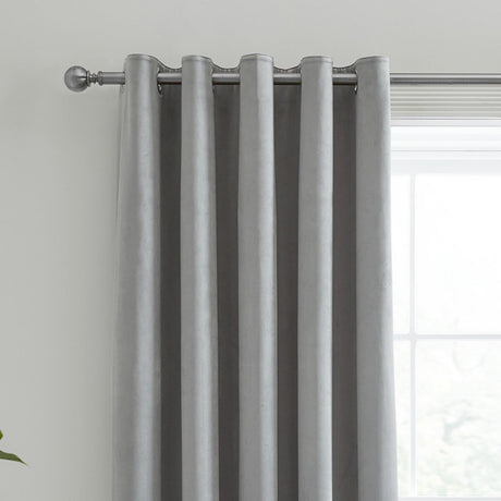Montrose Velvet Blackout Eyelet Curtains by Laurence Llewelyn-Bowen