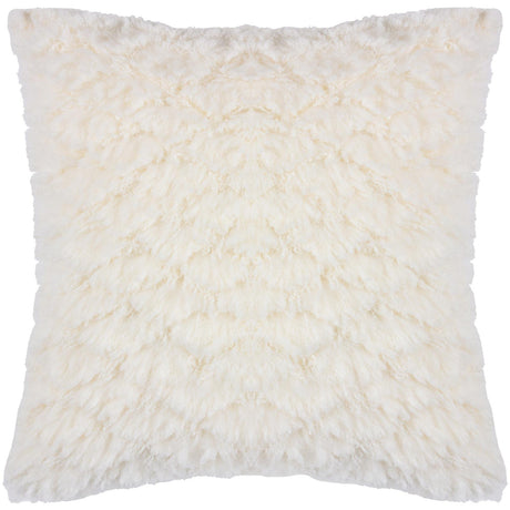 Fluff Ball Faux Fur Cushion Cover 18" x 18" by Wylder