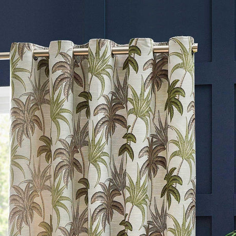 Galapagos Jacquard Eyelet Curtains by Wylder Tropics