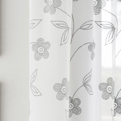 Sienna Voile Curtain Panel by Enhanced Living