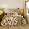 Fable Printed Reversible Duvet Cover Set Willow Green - image 2