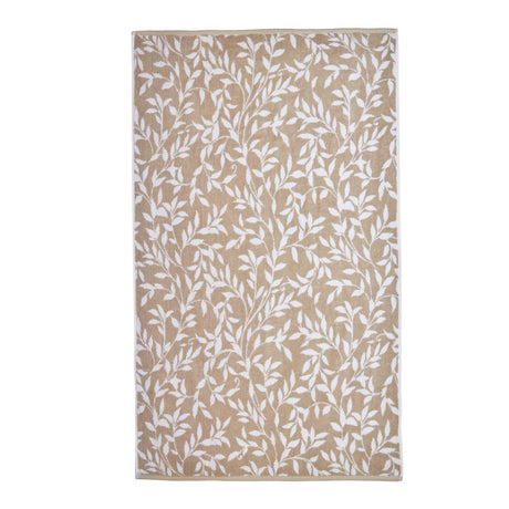 Sandringham Jacquard Leaf 550 gsm Towel by Fusion