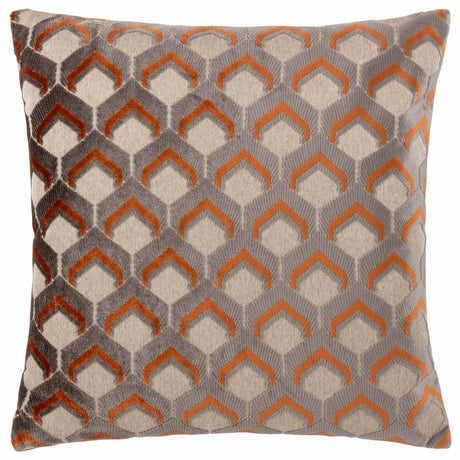 Ledbury Velvet Jacquard Cushion Cover 18" x 18" by Paoletti