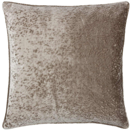 Ripple Plush Velvet Cushion Cover 20" x 20" by Paoletti