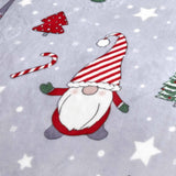 Christmas Festive Gnomes Fleece Duvet Cover Set by Catherine Lansfield