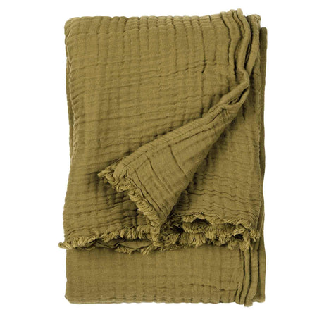 Lark Muslin Cotton Throw Blanket by Yard
