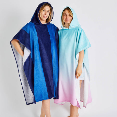 Catherine Lansfield Ombre Hooded Towel Poncho Beach Towel 3
