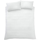 Lennon Stripe Duvet Cover Set by Catherine Lansfield