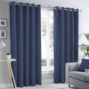 Sorbonne Cotton Lined Eyelet Curtains by Fusion