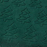 Festive Trees Fleece Throw Emerald 140 x 180cm - image 4