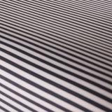 Festivo Circus Stripe Black 100% Cotton 28cm Deep Fitted Sheet - product image 2