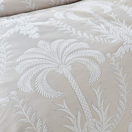 Avalon Jacquard Natural Duvet Cover Set