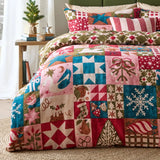 Fika Reversible Festive Duvet Cover Set image 4
