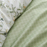 Floral Trellis Green 100% Cotton Duvet Cover Set - product image 4