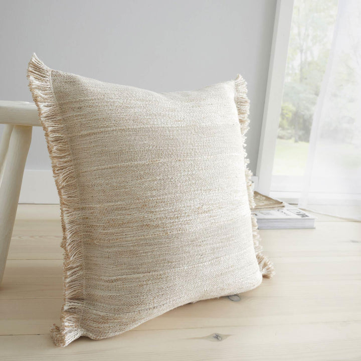 Florin Cotton Jute Blend Cushion Cover 17" x 17" - Ideal