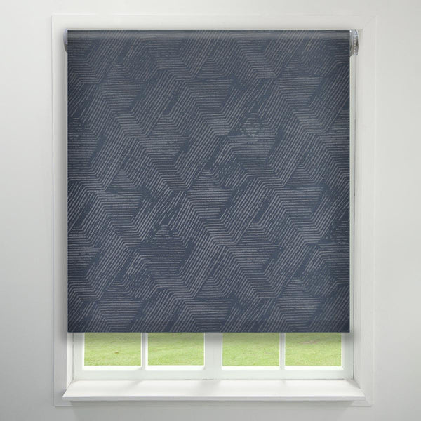 Flux Made to Measure Roller Blind (Dim Out) Navy - Ideal