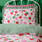 Bedlam Fun Strawberries Pink Polycotton Kids Duvet Cover Set 4