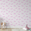 Catherine Lansfield Folk Unicorn Wallpaper Pink