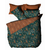 Forest Fauna Emerald Duvet Cover Bedding Set - additional product view 3