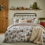 Forest Festivities Brushed Cotton Duvet Cover Set Natural - image 2
