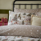 Forest Festivities Brushed Cotton Duvet Cover Set Natural - image 3