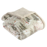 Forest Festivities Faux Fur Throw Natural 130 x 180cm - image 3