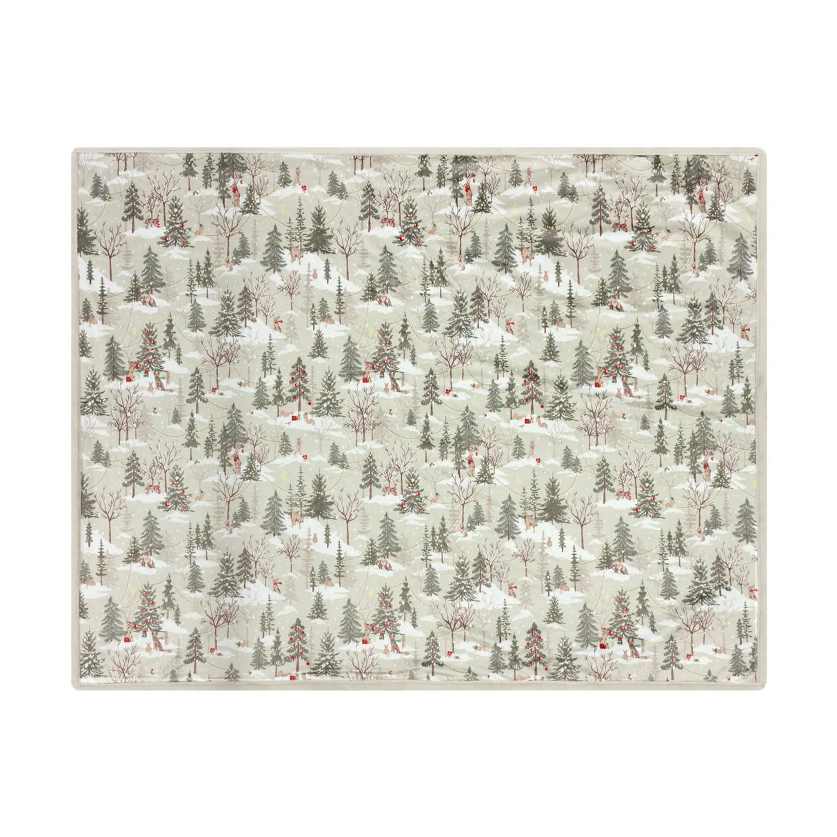 Forest Festivities Faux Fur Throw Natural 130 x 180cm - image 4