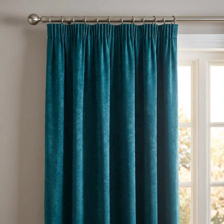 Galaxy Dim Out Woven Thermal Pencil Pleat Curtains 29
