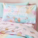 Catherine Lansfield Kids Forever Together Junior Fitted Sheet Pastel