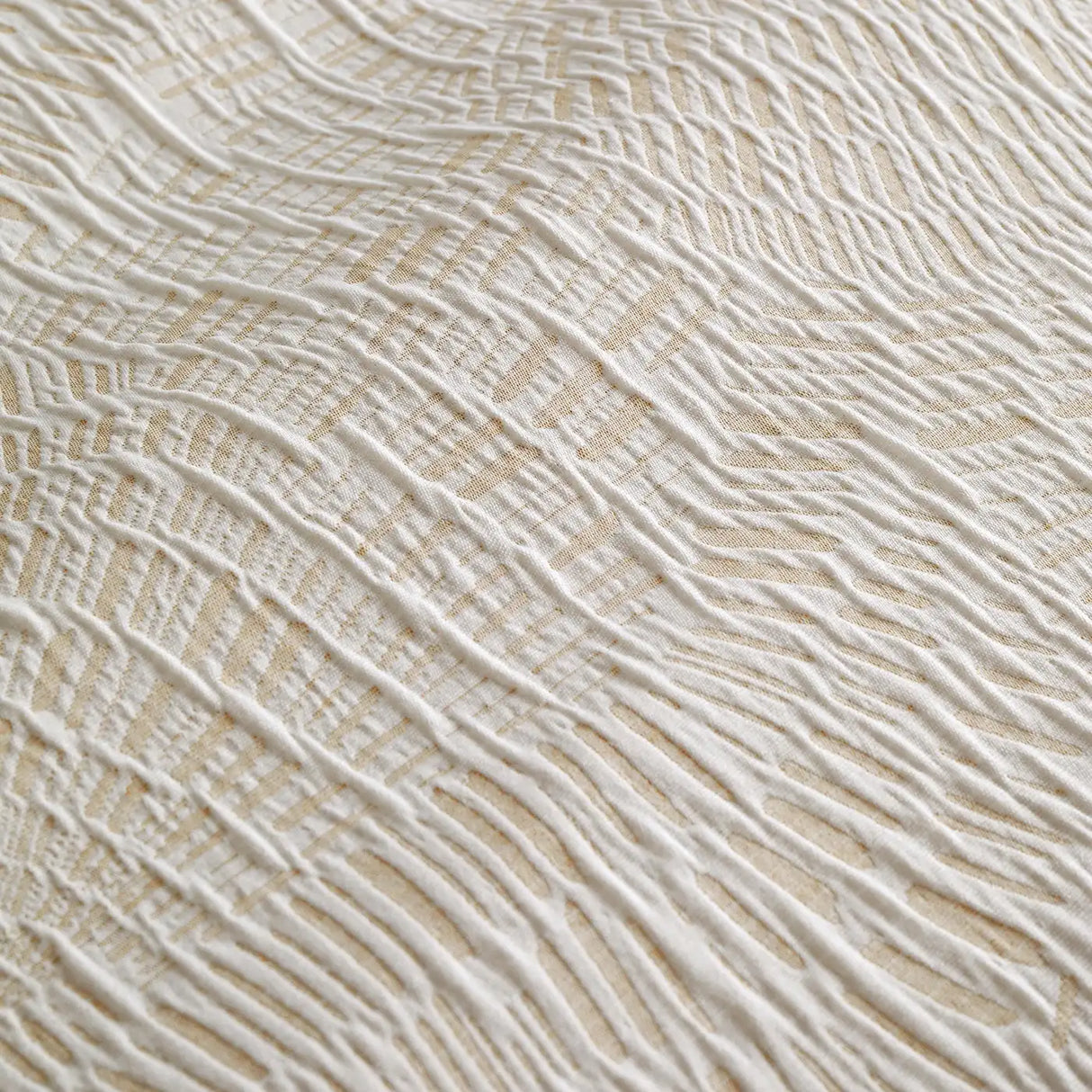 Appletree Loft Fossil Jacquard Duvet Cover Set Natural 3
