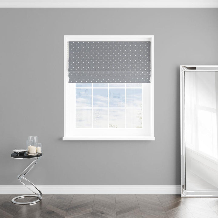 Full Stop Slate Made To Measure Roman Blind - Ideal