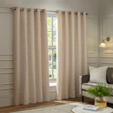 Galaxy Fully Lined Chenille Eyelet Curtains Blush - image 2