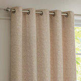 Galaxy Fully Lined Chenille Eyelet Curtains Blush - image 3