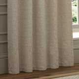 Galaxy Fully Lined Chenille Eyelet Curtains Ivory - image 4