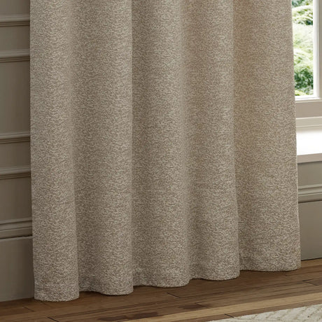 Galaxy Fully Lined Chenille Eyelet Curtains Ivory - image 4
