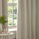 Galaxy Fully Lined Chenille Eyelet Curtains Ivory - image 5