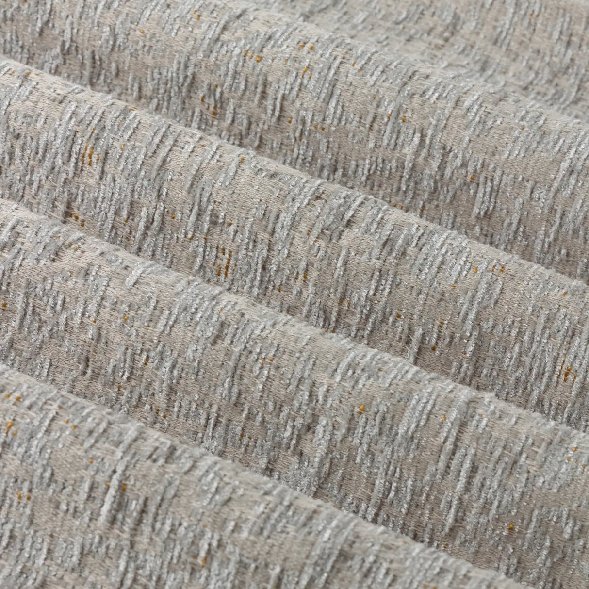 Galaxy Fully Lined Chenille Eyelet Curtains Silver - image 6