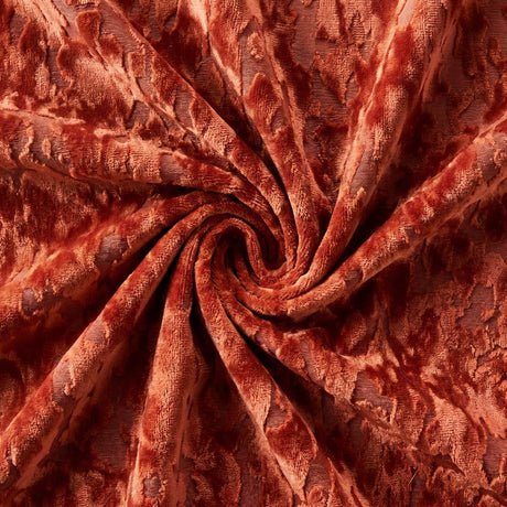Close fabric detail of the copper Galaxy room darkening curtain material