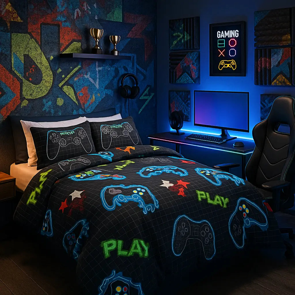 So Soft Gamer Duvet Cover Set by Rapport Home