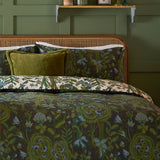 Garden of Wonder Reversible Duvet Cover Set Evergreen - image 5
