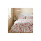 Gardenia Reversible Ruffle Duvet Cover Set Pink Pebble - image 2