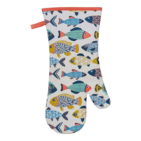 Ulster Weavers Aquarium 100% Cotton Gauntlet Oven Glove